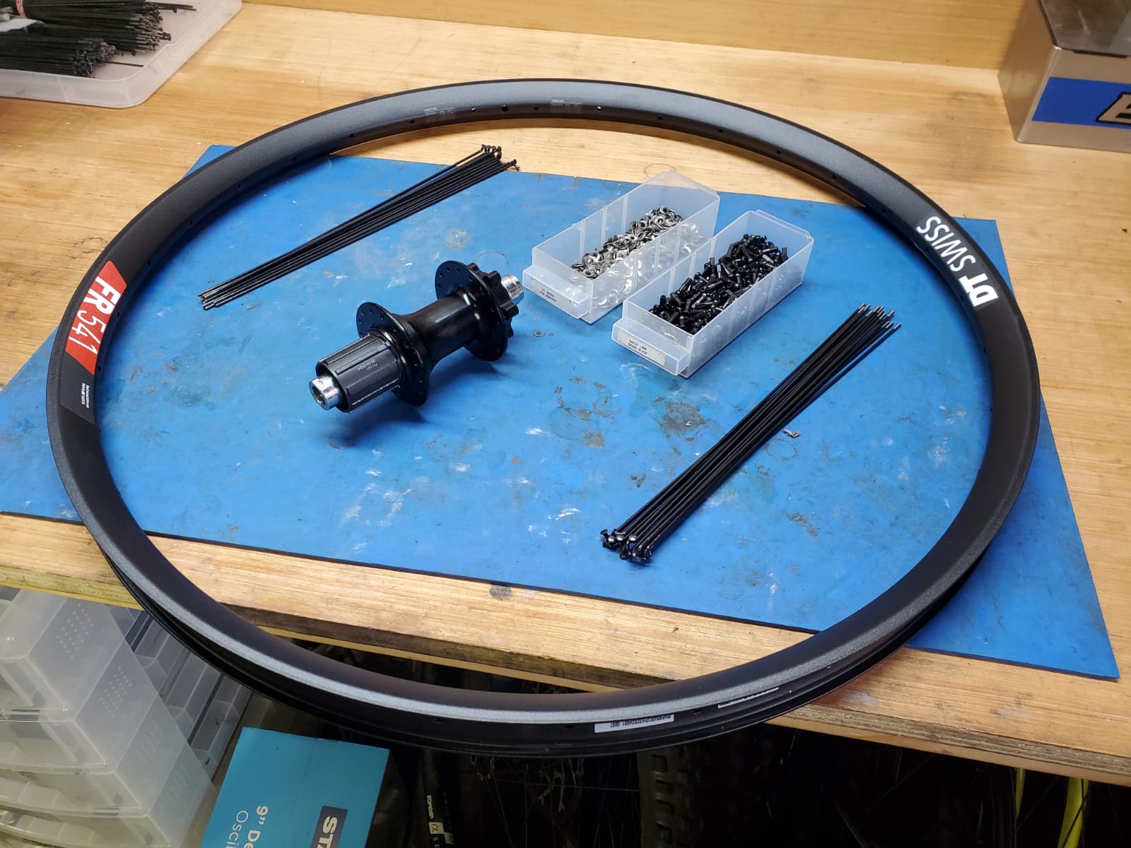 Professional wheel build with DT Swiss components